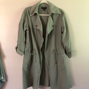 Kenneth Cole long Grey light weight Jacket